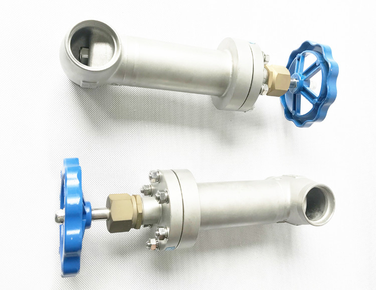 PN40 DN40 LNG/LOX/LN2/LAR/LCO2 için vakumlu düşük sıcaklıklı küre valfi