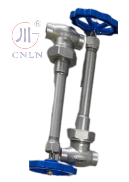 PN40 DN15 SS304/SS316 LNG/LOX/LN2/LAR/LCO2 için düşük sıcaklıklı küre valfi