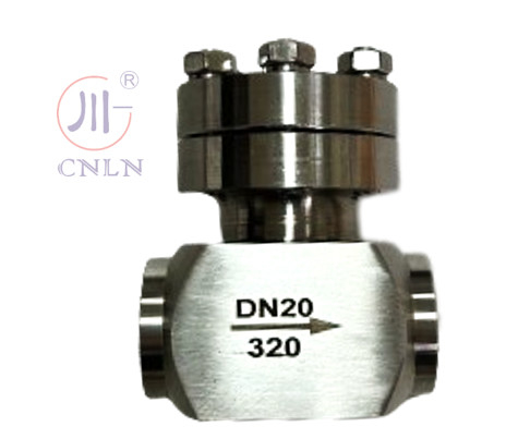 SS304/316 Yüksek basınçlı kriyojenik kontrol valfi DN20 LNG/LOX/LN2/LAR/LCO2 için