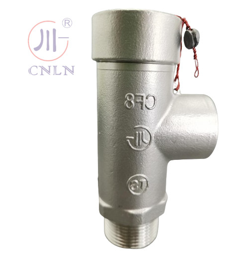 Tank/Skid/Relayör için kriyojenik DN15 PN40 Düşük kaldırma güvenlik valfi SS304/316