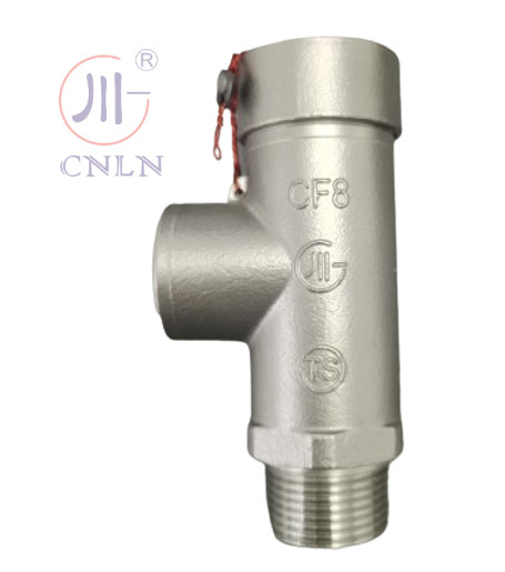 Tank/Skid/Relayör için kriyojenik DN15 PN40 Düşük kaldırma güvenlik valfi SS304/316