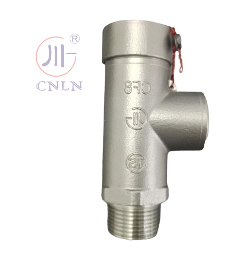 Tank/Skid/Relayör için kriyojenik DN15 PN40 Düşük kaldırma güvenlik valfi SS304/316