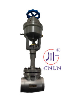 DN40 PN25 LNG LOX LIN LAR LCO2 tankı için düşük sıcaklıklı acil kapanma valfi