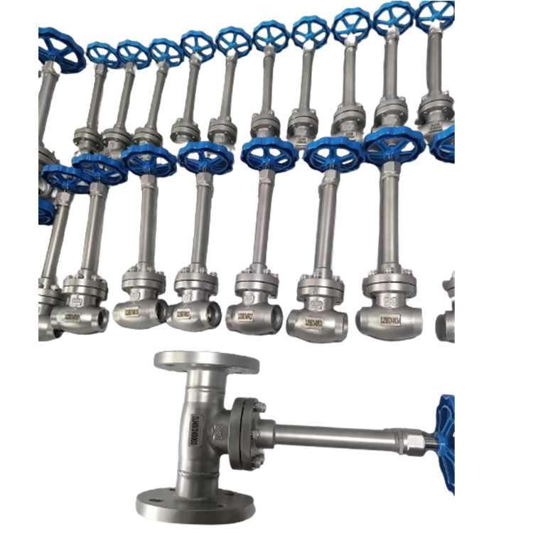 DN10-100 PN50 Socket Welding Cryogenic Globe Valve -196- 80 °C için LNG LOX LIN LAR LCO2