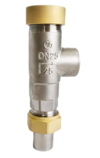 SS304/316 DN15 PN40 Tank / Skid / Konteyner için Kriyojenik Düşük Yükseltme Güvenlik Valfı