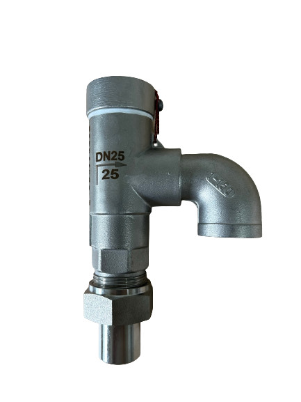 SS304/316 DN15 PN40 Tank / Skid / Konteyner için Kriyojenik Düşük Yükseltme Güvenlik Valfı