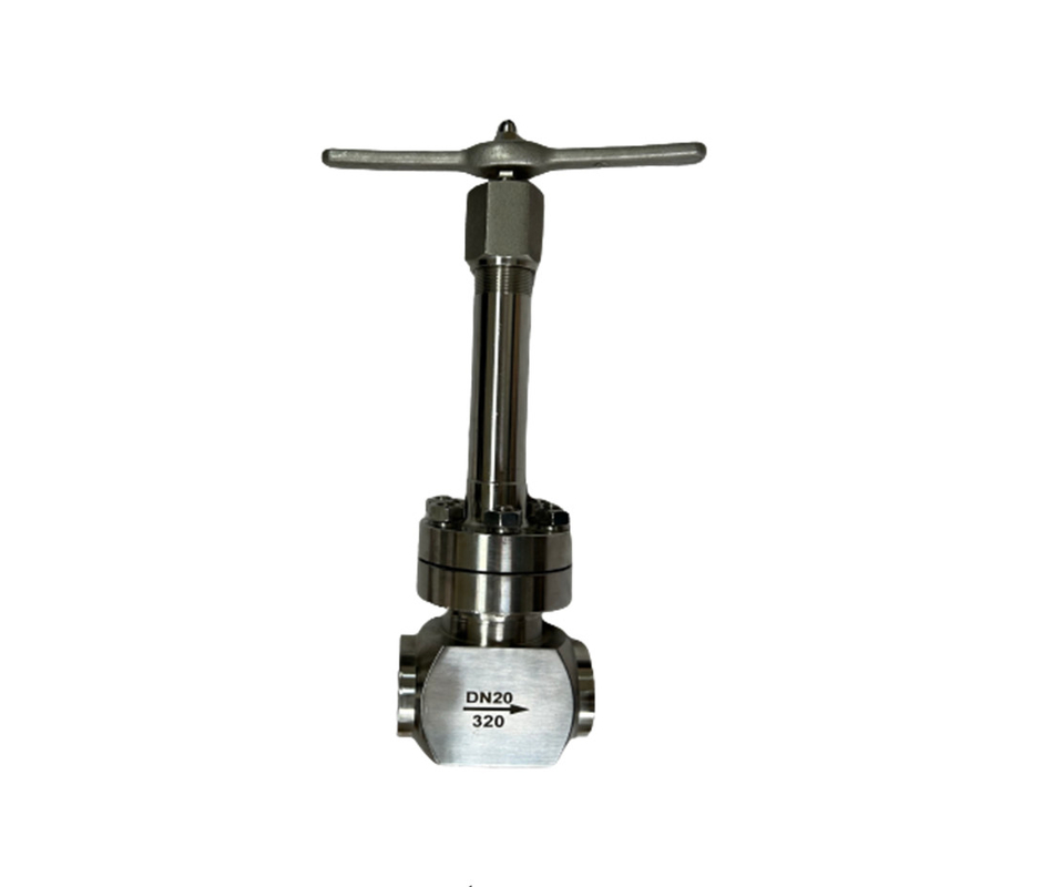 LNG LOX LIN LAR LCO2 Tankı Kriyojenik Yüksek Basınçlı Küresel Valf -196- 80 °C CF8/CF3 3/8''-4