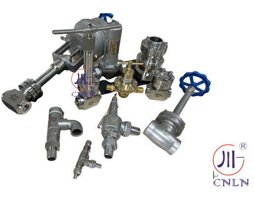 LNG LOX LIN LAR LCO2 Tankı Kriyojenik Yüksek Basınçlı Küresel Valf -196- 80 °C CF8/CF3 3/8''-4