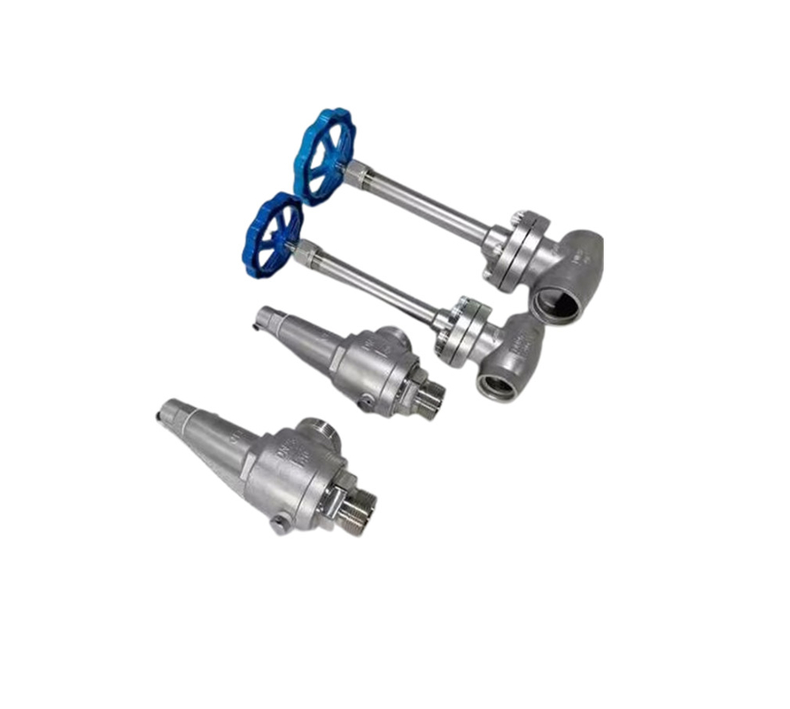 LIN LOX LAR LNG tankı için yüksek basınçlı kriyojenik güvenlik valfi -196-80 C CF8 CF3 4.0Mpa