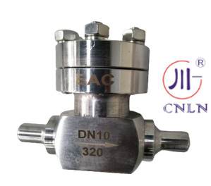 Kriyojenik Yüksek Basınçlı Küresel Valf Kontrol valfi -196 ~ + 80 °C LNG için LOX LIN LAR LCO2 Tankı