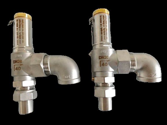 Paslanmaz çelik kriyojenik güvenlik valfi 3/8''-2'' 4.0Mpa -196°C - +120°C