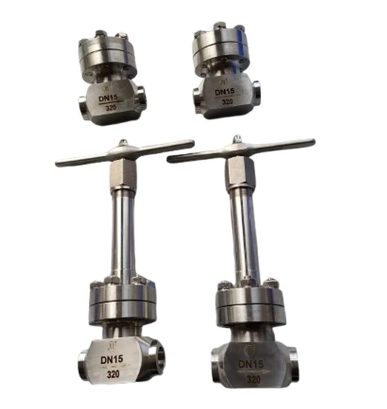 320 Mpa Maksimum Basınçlı Paslanmaz Çelik 304/316, -196 ila +80°C Sıcaklık Aralığı için Kriyojenik Çekvalf