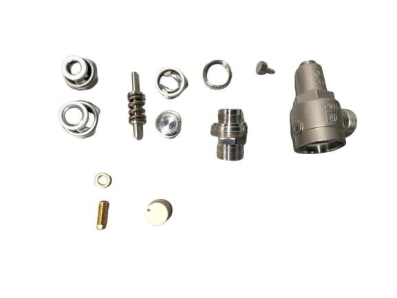 Paslanmaz Çelik SS304/316 Kriyojenik Emniyet Vanası, -196°C ila +120°C Sıcaklık Aralığı için 4.0Mpa Maksimum Basınçlı